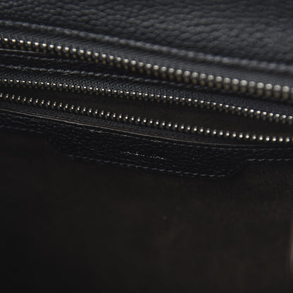 Celine Drummed Calfskin Micro Luggage Black 8 of 9