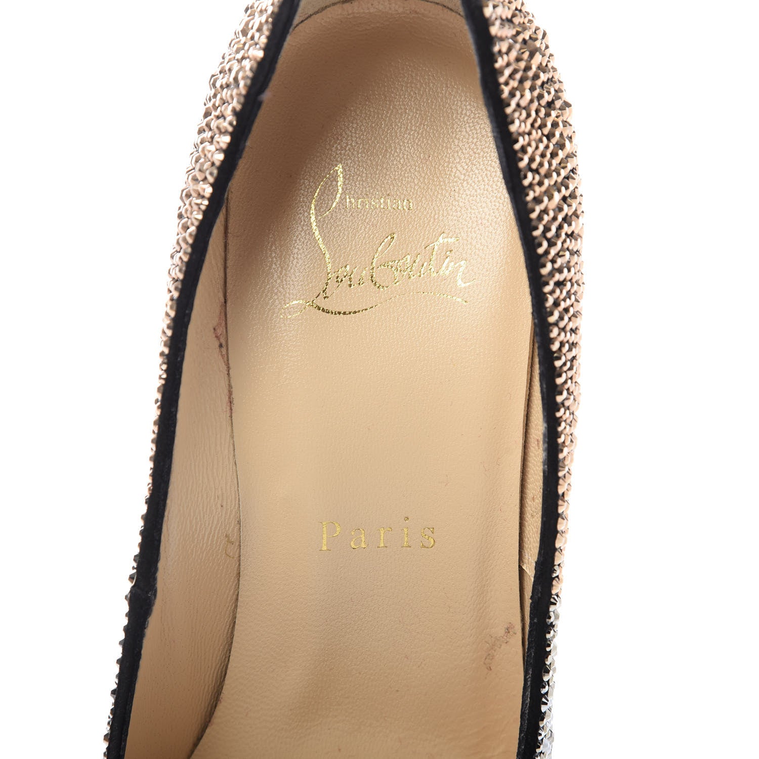 Christian Louboutin Suede Burma Strass Degrade So Kate Pumps 36 Version Multi 7 of 9