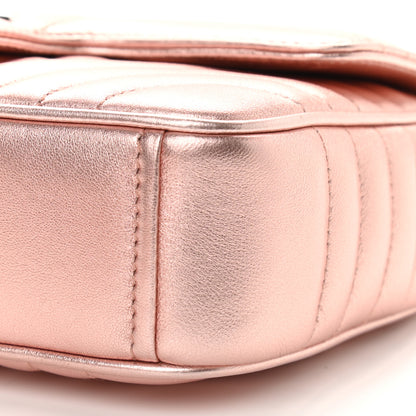 Prada Nappa Impunture Diagramme Small Chain Flap Shoulder Bag Rosa Mordore 9 of 9