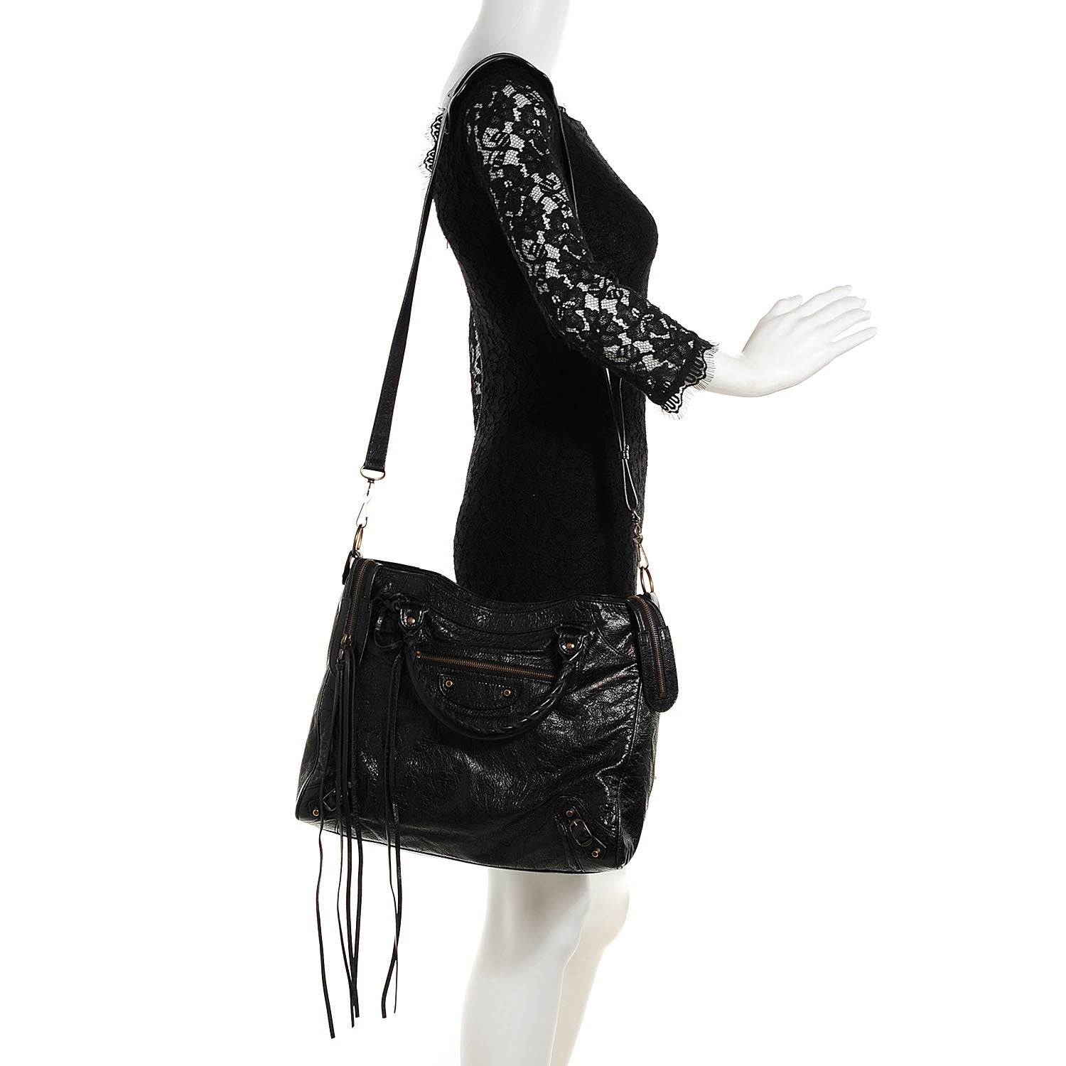 Balenciaga Agneau Classic Hardware Velo Black 2 of 15
