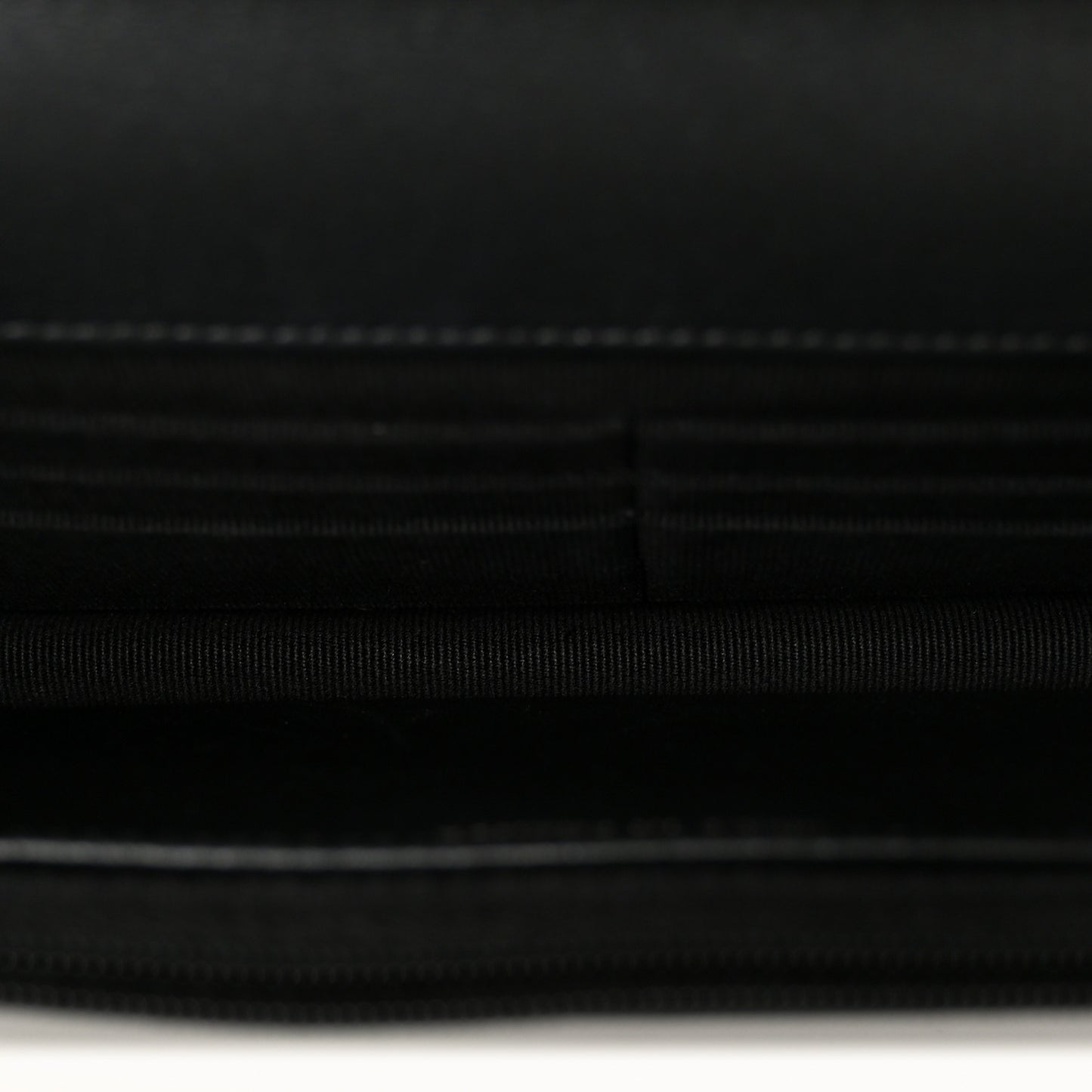 Lambskin Quilted Wallet On Chain WOC So Black