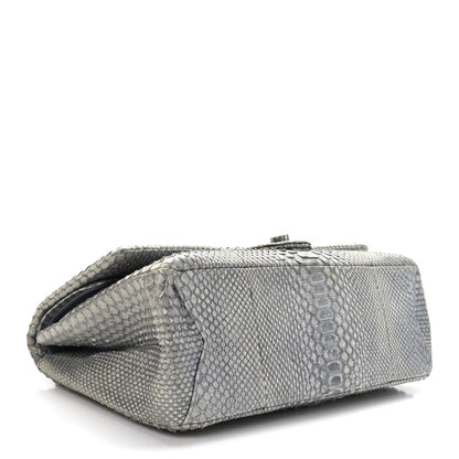 Chanel Snakeskin 2.55 Reissue 228 Flap Light Blue 4 of 9