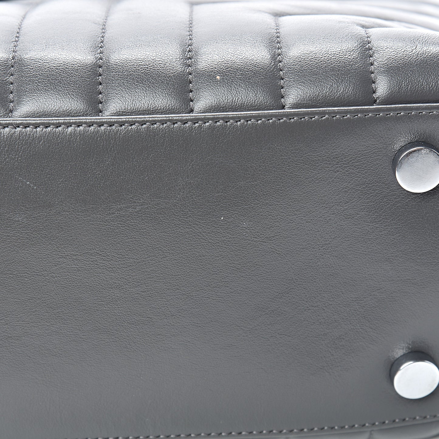 Calfskin Y Quilted Monogram Medium Loulou Satchel Kaki Fonce