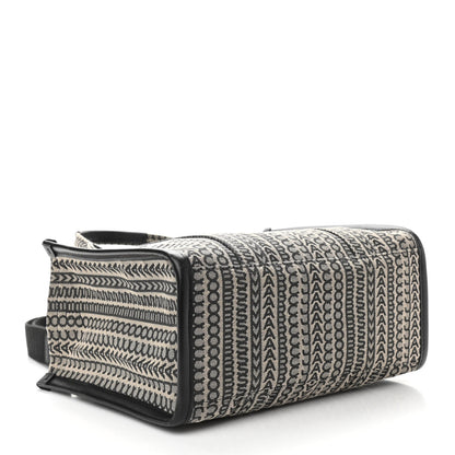 Marc Jacobs Cotton Jacquard Monogram Medium The Traveler Tote Bag Beige Multicolor 4 of 9