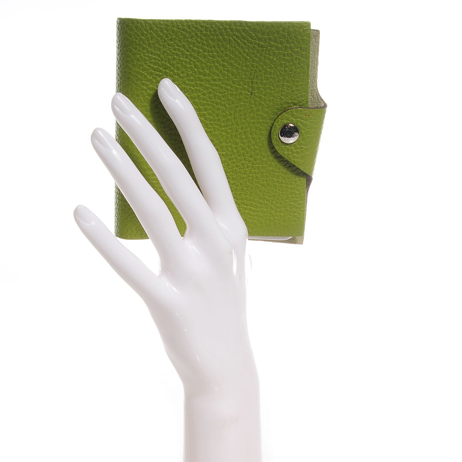 Hermes Togo Ulysse Mini Notebook Cover Vert Anis 2 of 12