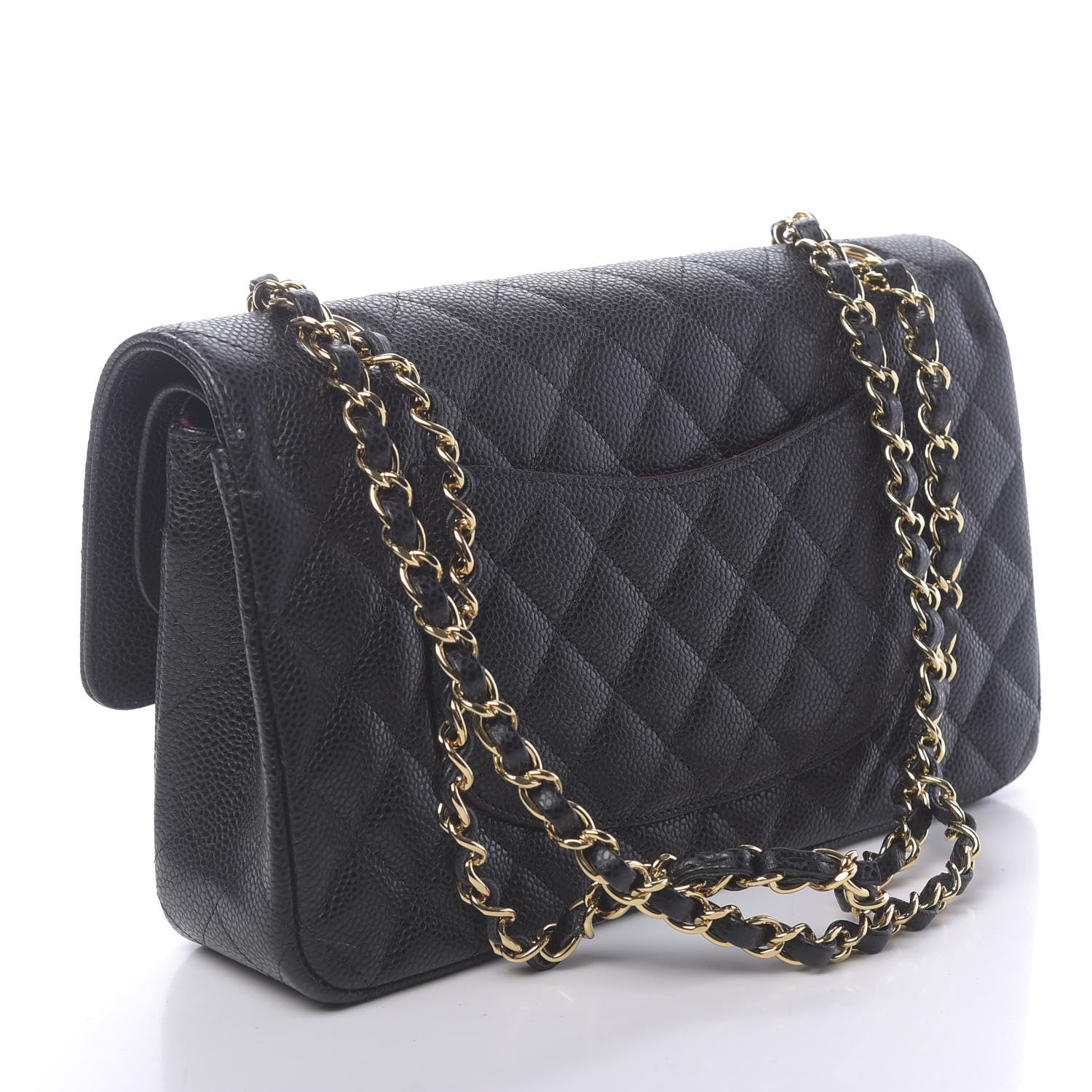 Chanel Caviar Quilted Medium Double Flap Black 3 of 11