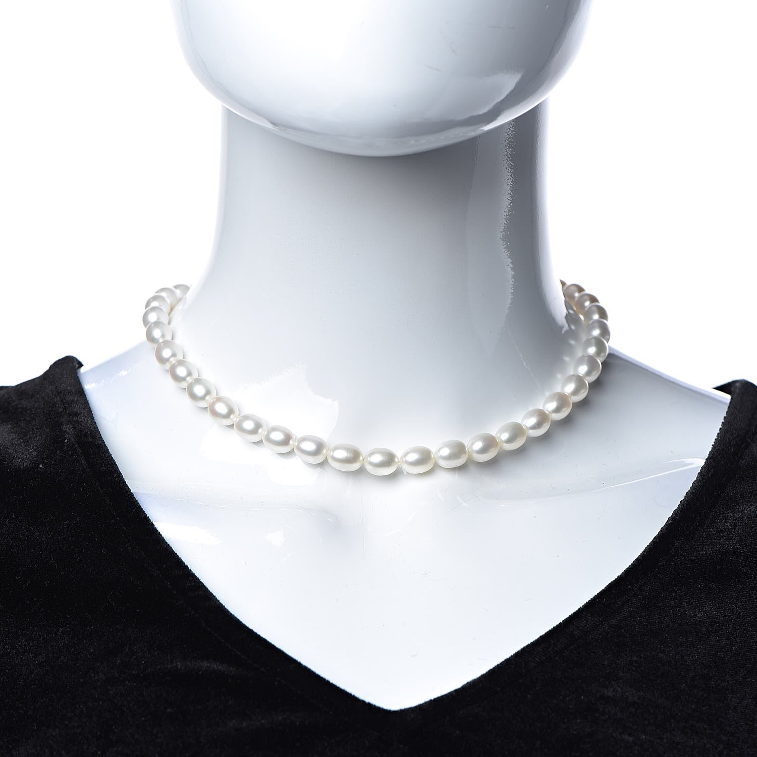 Tiffany Sterling Silver Pearl Strand Toggle Necklace 2 of 5