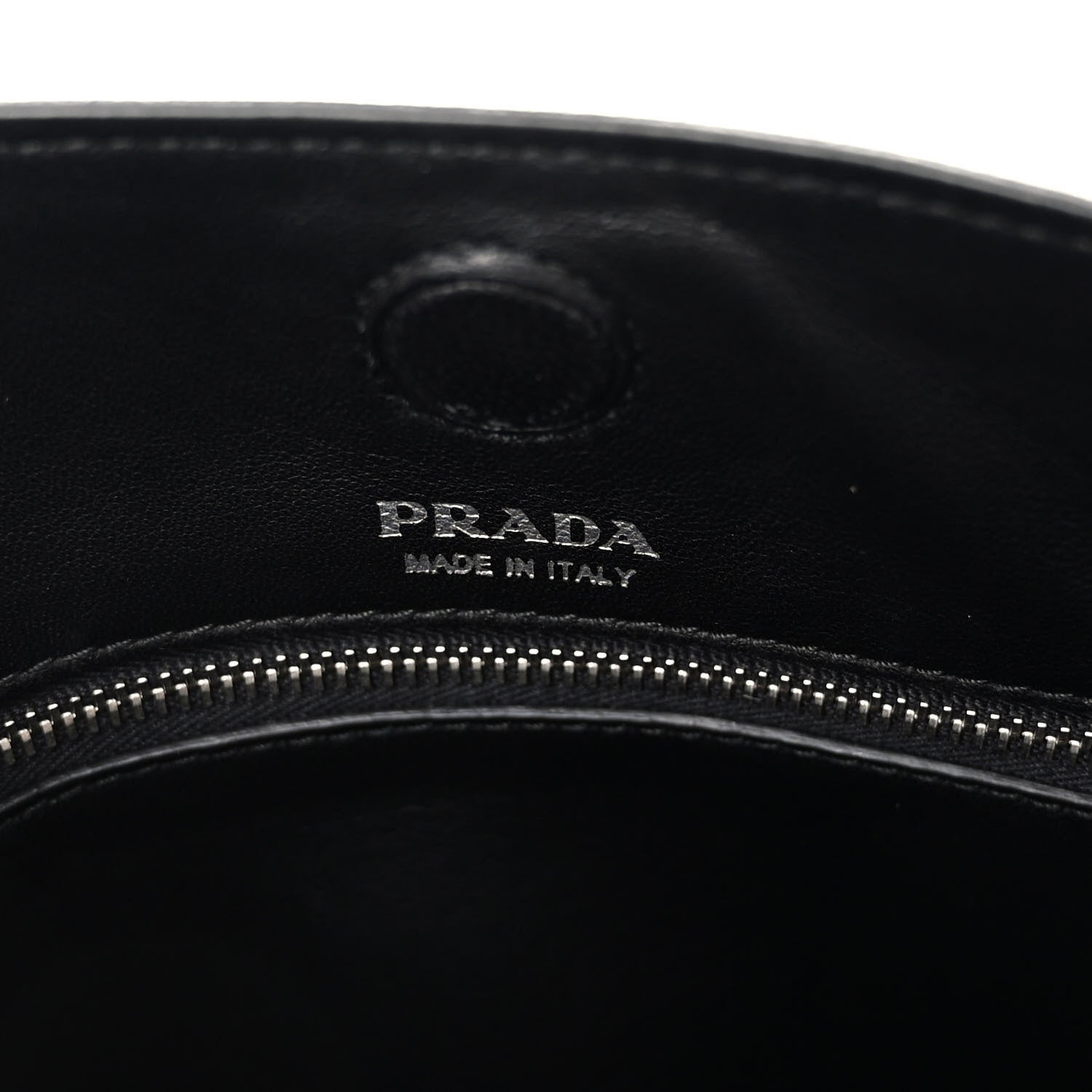 Prada City Calfskin Small Margit Bag White Black 6 of 10