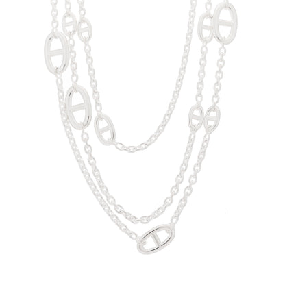 Hermes Sterling Silver Farandole Necklace 160 1 of 6
