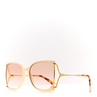 Gucci Metal Glasses GG0592S White Gold 1 of 8