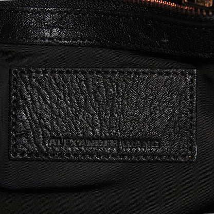 Alexander Wang Pebbled Lambskin Rockie Black Rose Gold Hardware 6 of 6