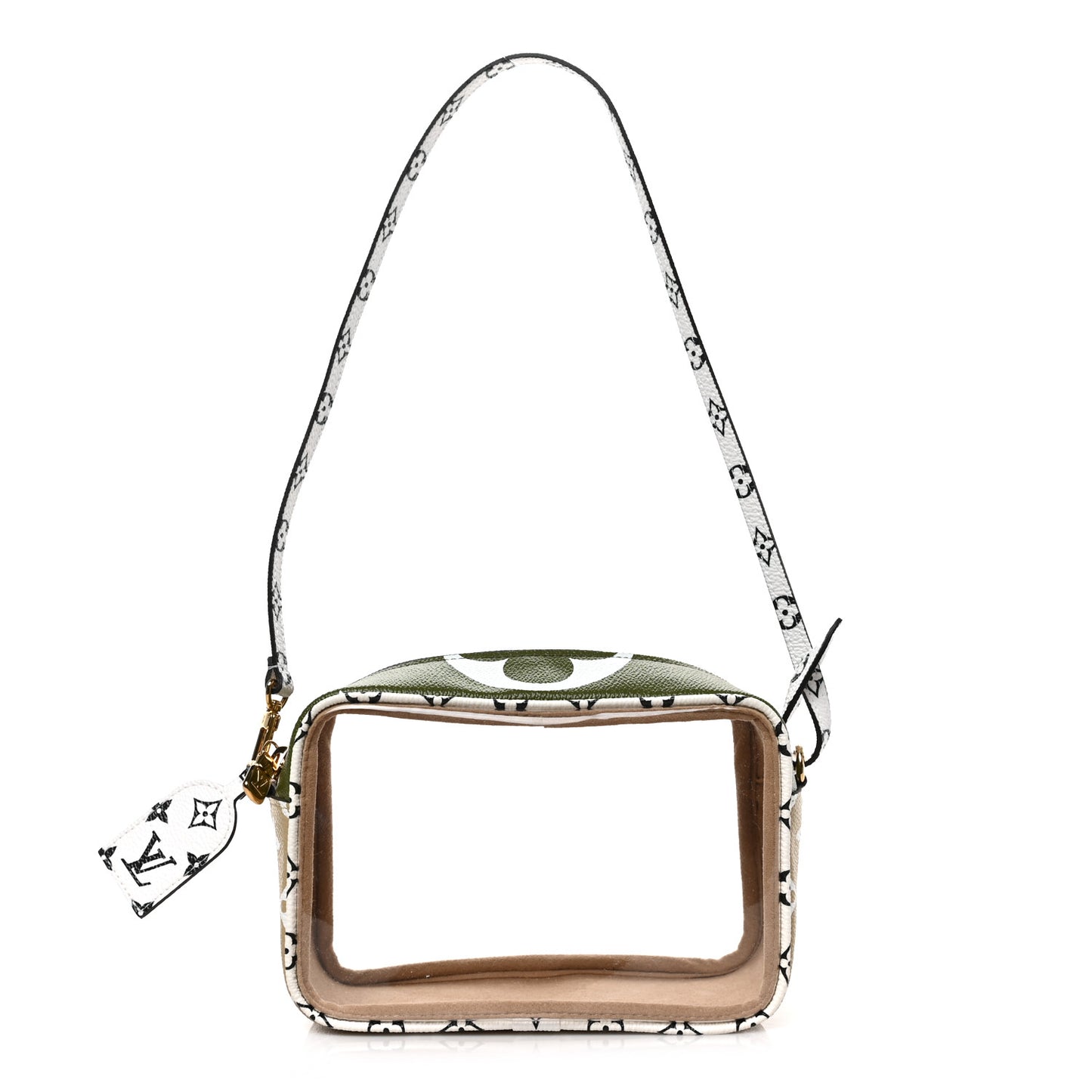 Monogram Giant Beach Pouch Kaki