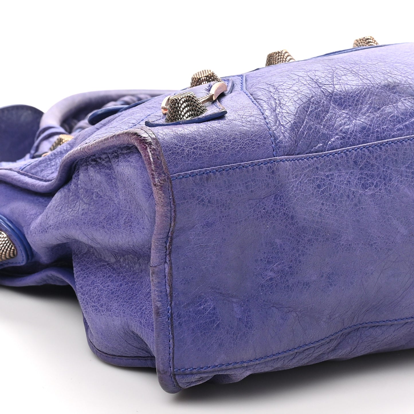 Agneau Giant 21 Rose Gold Hardware City Bleu Lavande