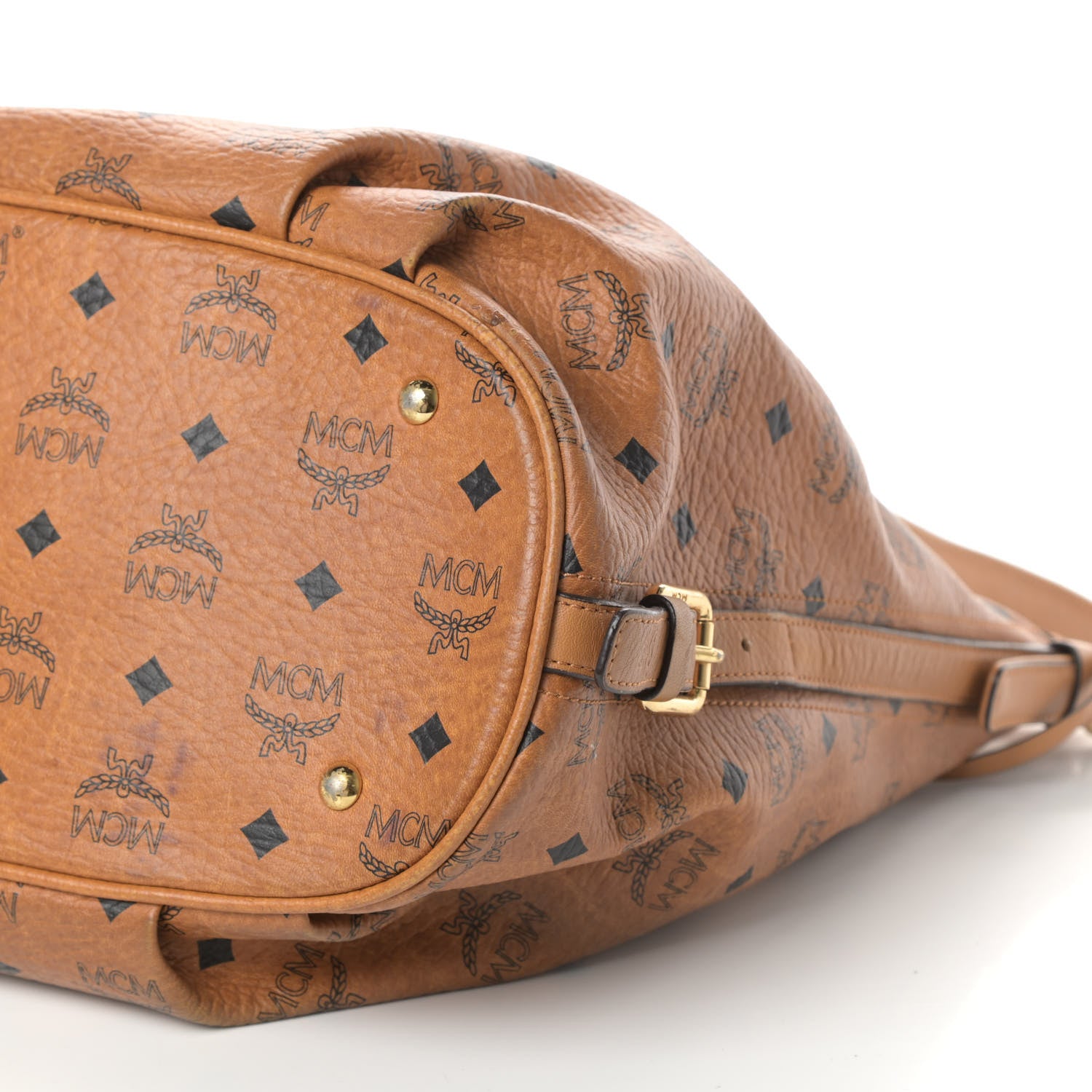 MCM Visetos Hobo Cognac 12 of 12