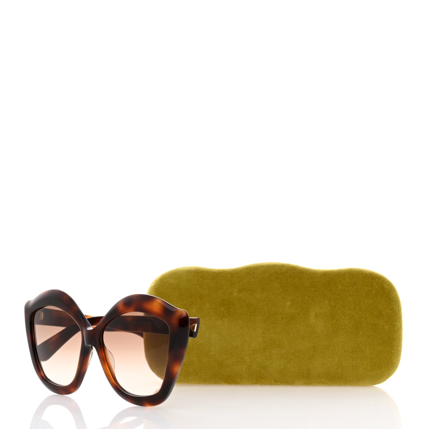 Gucci Cat Eye GG0117S Sunglasses Tortoise 8 of 8