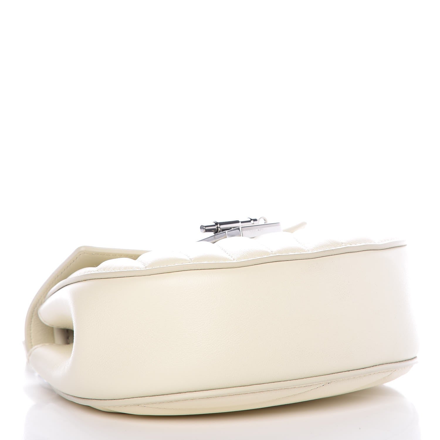 Chloe Calfskin Quilted Mini Drew Bijou Shoulder Bag Natural White 4 of 7
