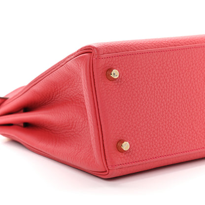 Hermes Taurillon Clemence Kelly Retourne 28 Bougainvillea 8 of 10