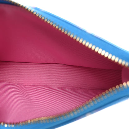 Louis Vuitton LOUIS VUITTON Vernis Valentine Mini Pochette Accessories Baby Blue Neon 5 of 9