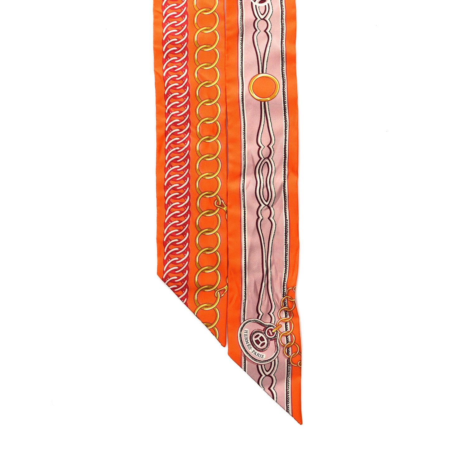 Silk Maillons Twilly Orange Vieux Rose Gold