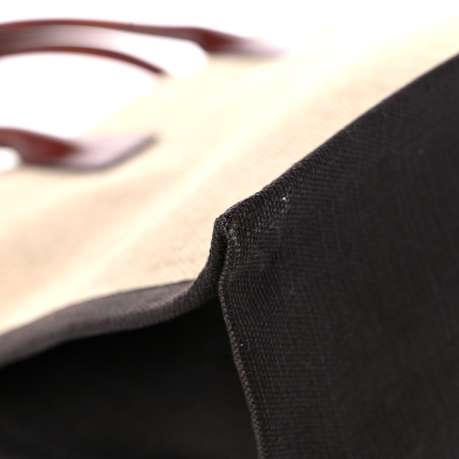 Saint Laurent Linen Calfskin Rive Gauche Tote Natural 10 of 16