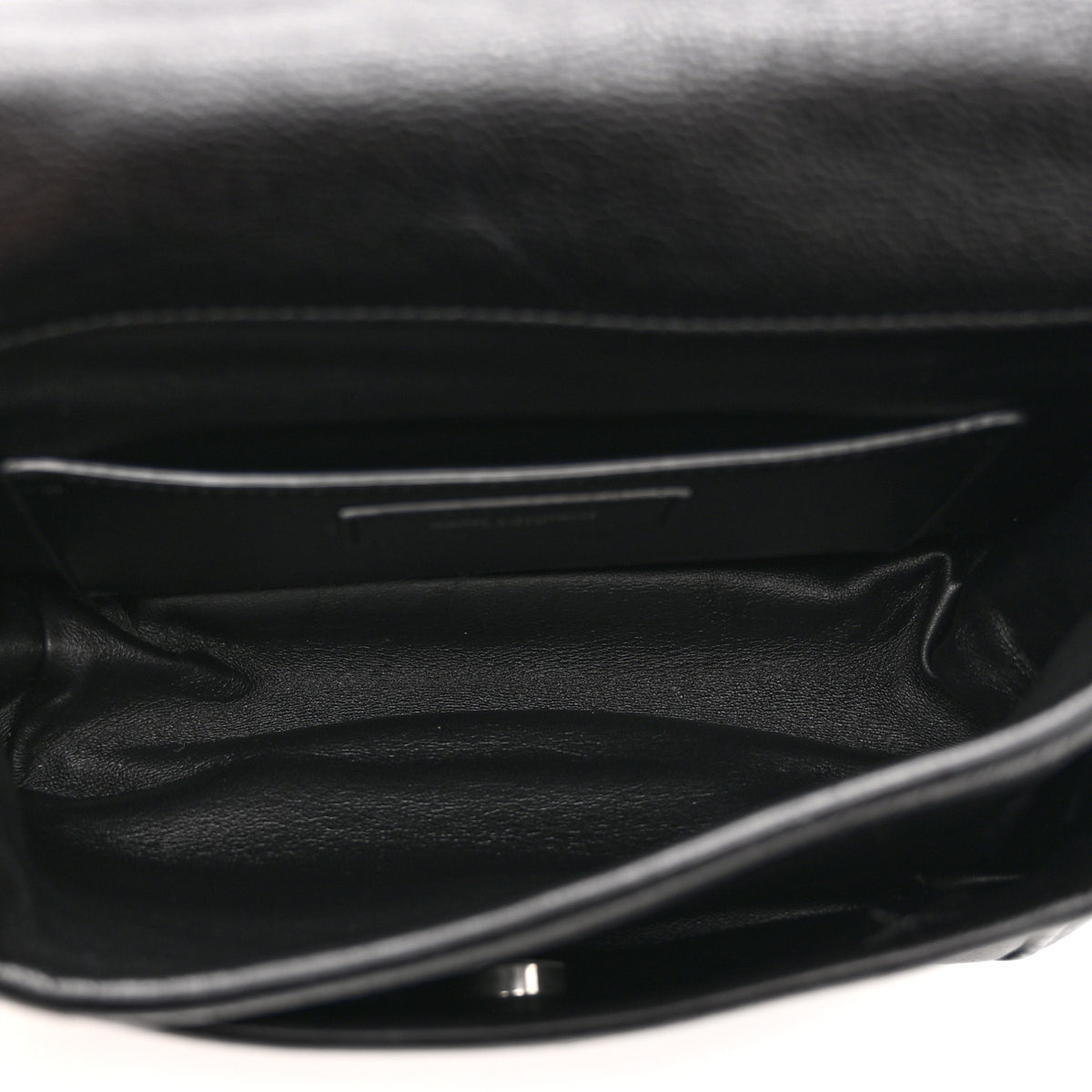 Grained Calfskin Small Niki Messenger Black