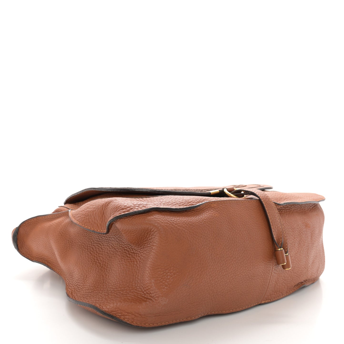 Calfskin Large Marcie Satchel Tan