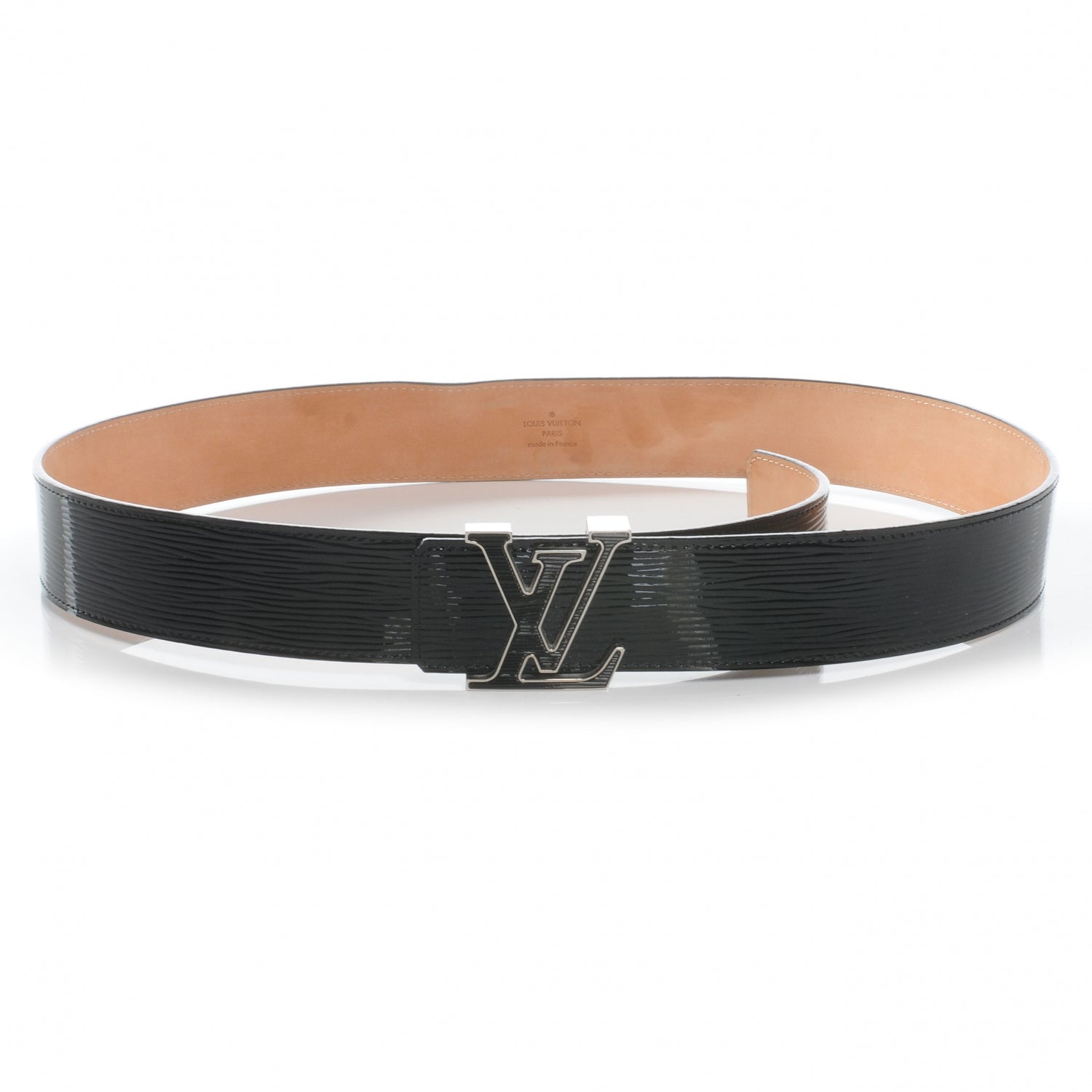 Louis Vuitton Electric Epi LV Initiales Belt 95 38 Black 1 of 7