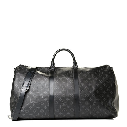 Louis Vuitton Monogram Eclipse Keepall Bandouliere 55 1 of 7