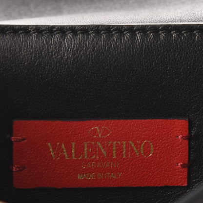 Valentino Garavani Smooth Calfskin Small VRing Crossbody Bag Black 9 of 9