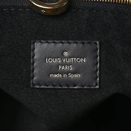Louis Vuitton Calfskin Monogram On My Side PM Black 6 of 9
