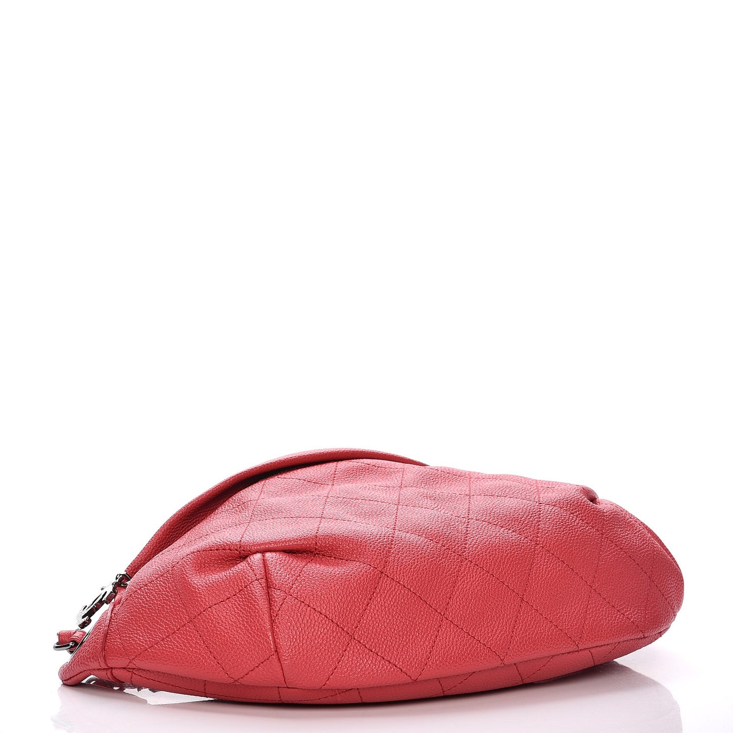 Caviar Quilted Zip and Carry Waist Bag Fanny Pack Pink