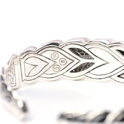 John Hardy Sterling Silver Diamond Legends Naga Cuff Bracelet 4 of 4