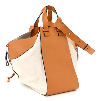 Loewe Calfskin Medium Hammock Shoulder Bag Tan White 3 of 10