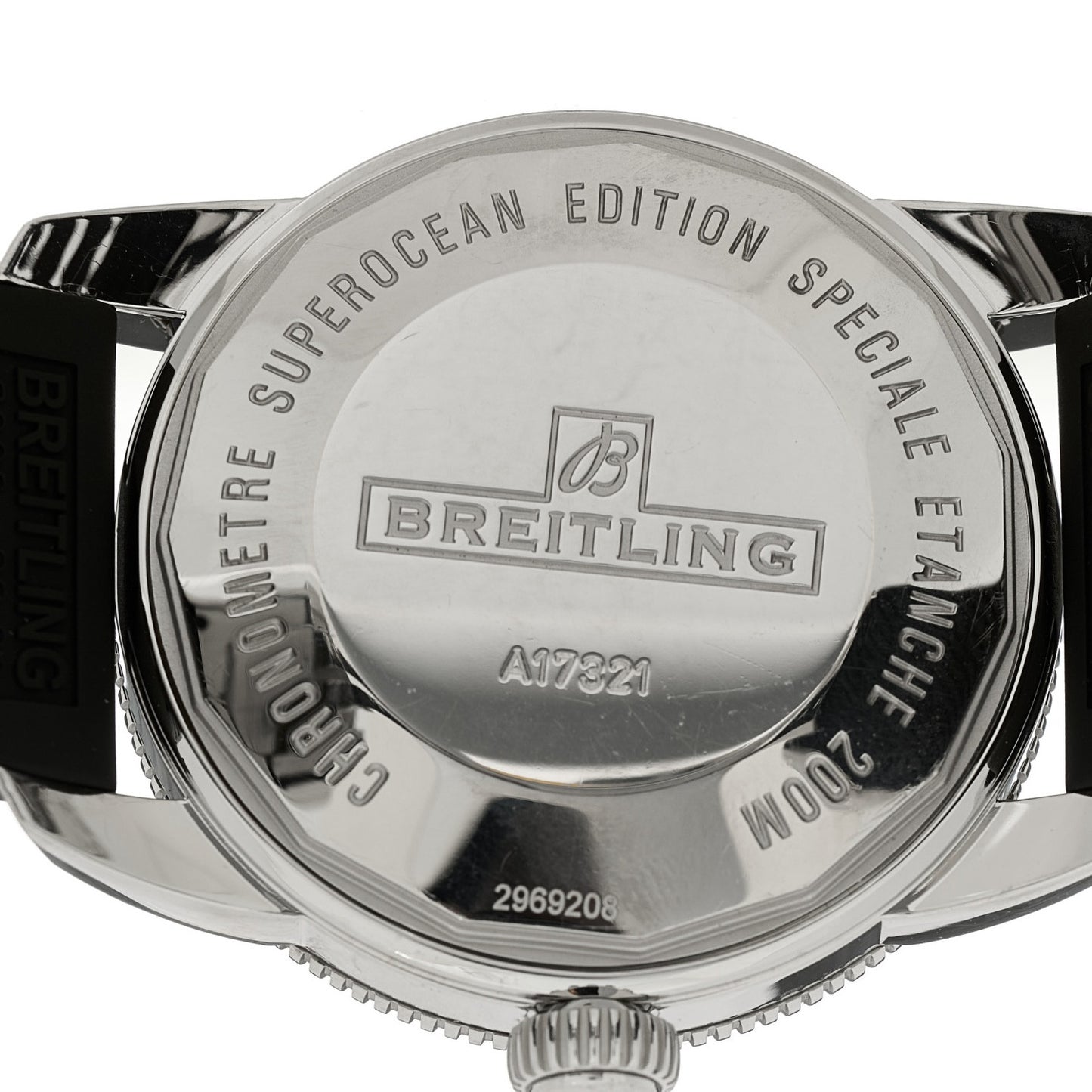 Stainless Steel Rubber 42mm Superocean Heritage II B20 Automatic Watch A17321