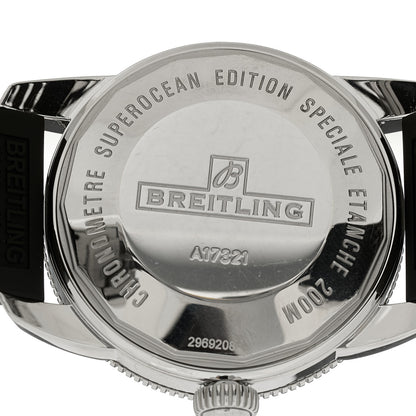 Breitling Stainless Steel Rubber 42mm Superocean Heritage II B20 Automatic Watch A17321 4 of 5