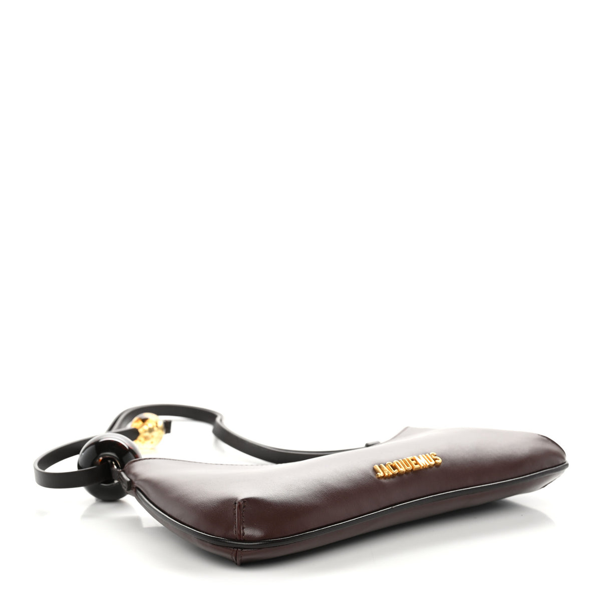 Smooth Calfskin Le Bisou Perle Medium Brown