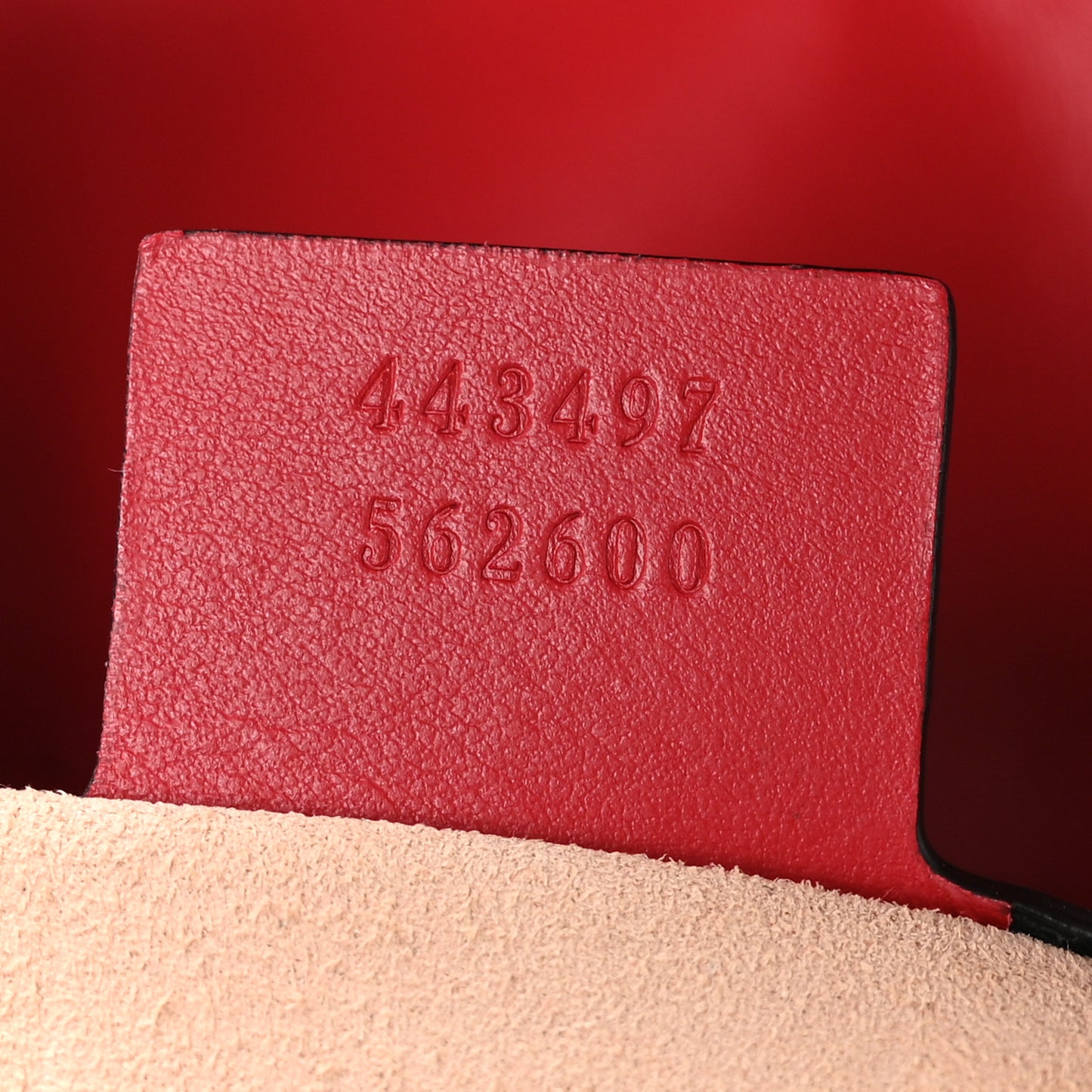 Calfskin Matelasse Small GG Marmont Shoulder Bag Hibiscus Red