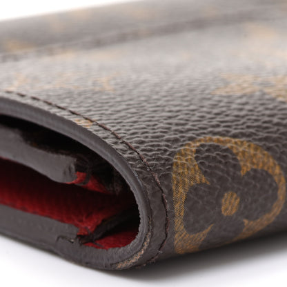 Louis Vuitton Monogram Emilie Wallet Piment 11 of 14