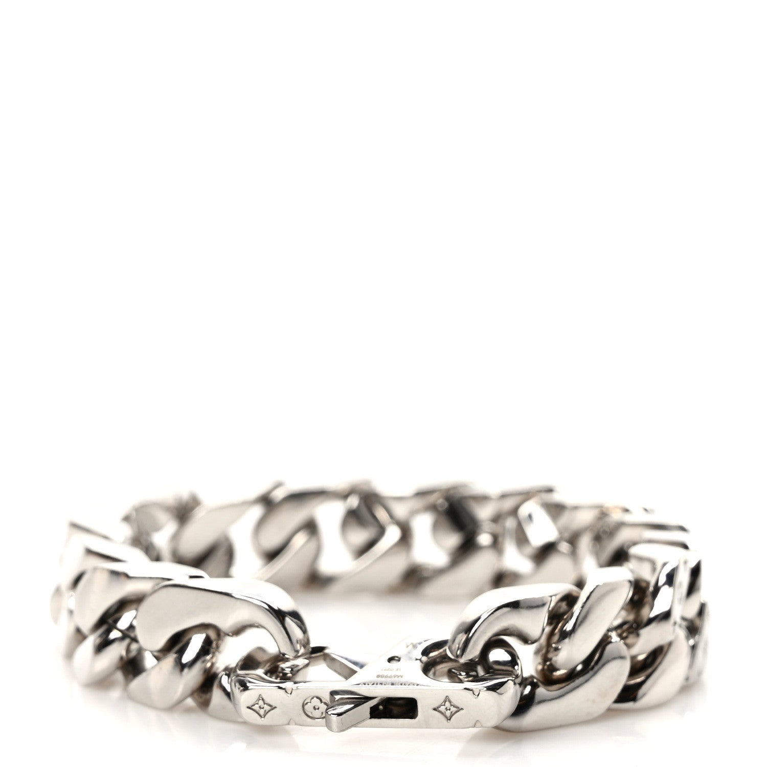 Louis Vuitton Monogram LV Chain Links Bracelet M Silver 3 of 5