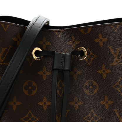Louis Vuitton Monogram Neonoe MM Black 7 of 9