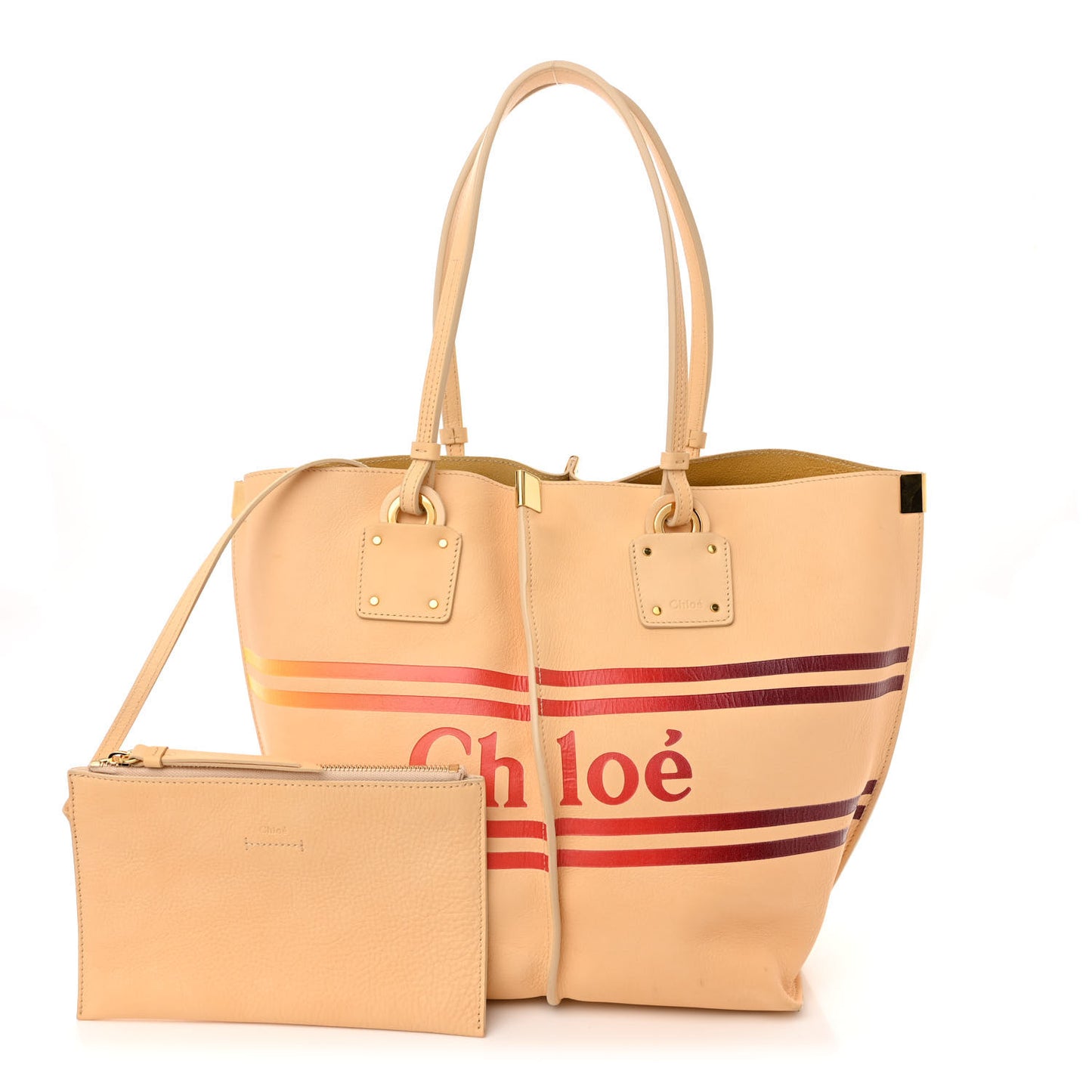 Smooth Calfskin Medium Vick Tote Blondie Beige