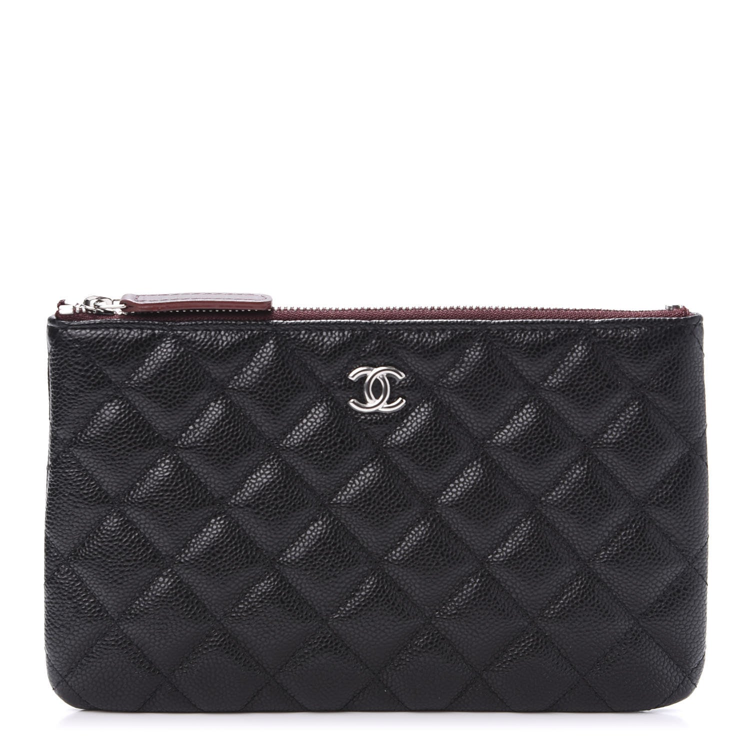 Chanel Caviar Quilted Cosmetic Case Black 1 of 8