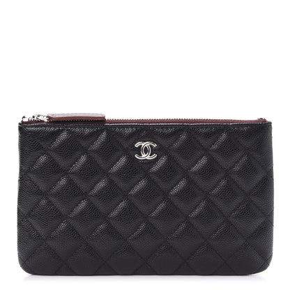 Chanel Caviar Quilted Cosmetic Case Black 1 of 8