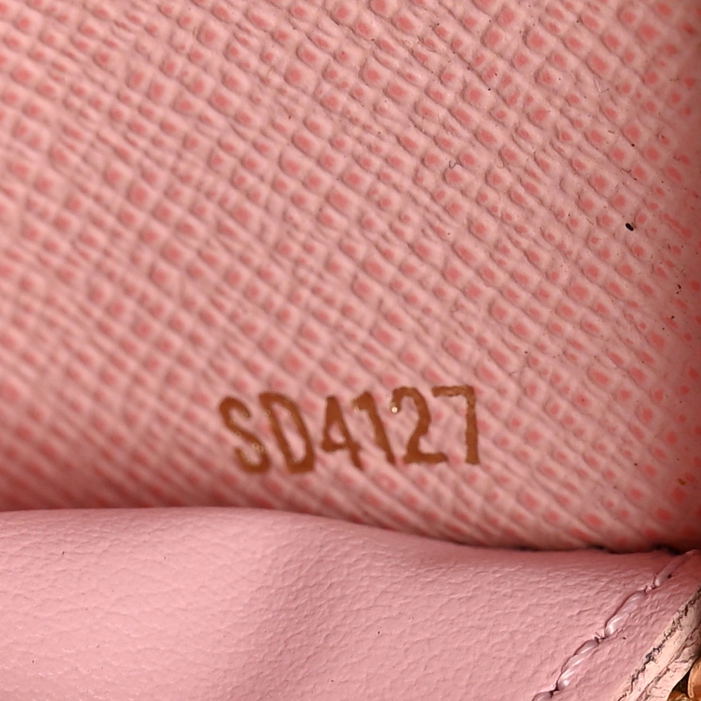 Monogram Clemence Wallet Rose Ballerine
