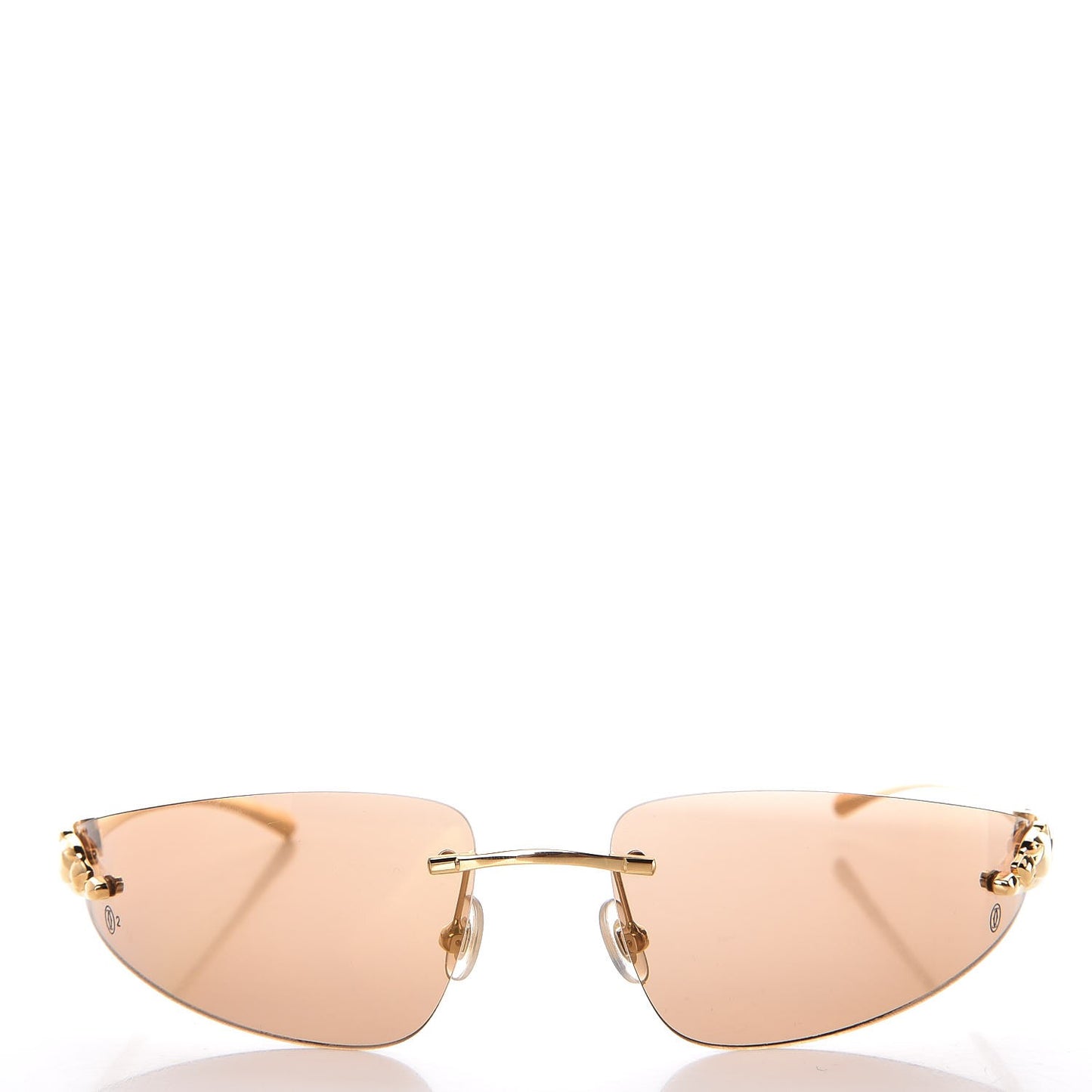 Panthere De Aviator Sunglasses Gold