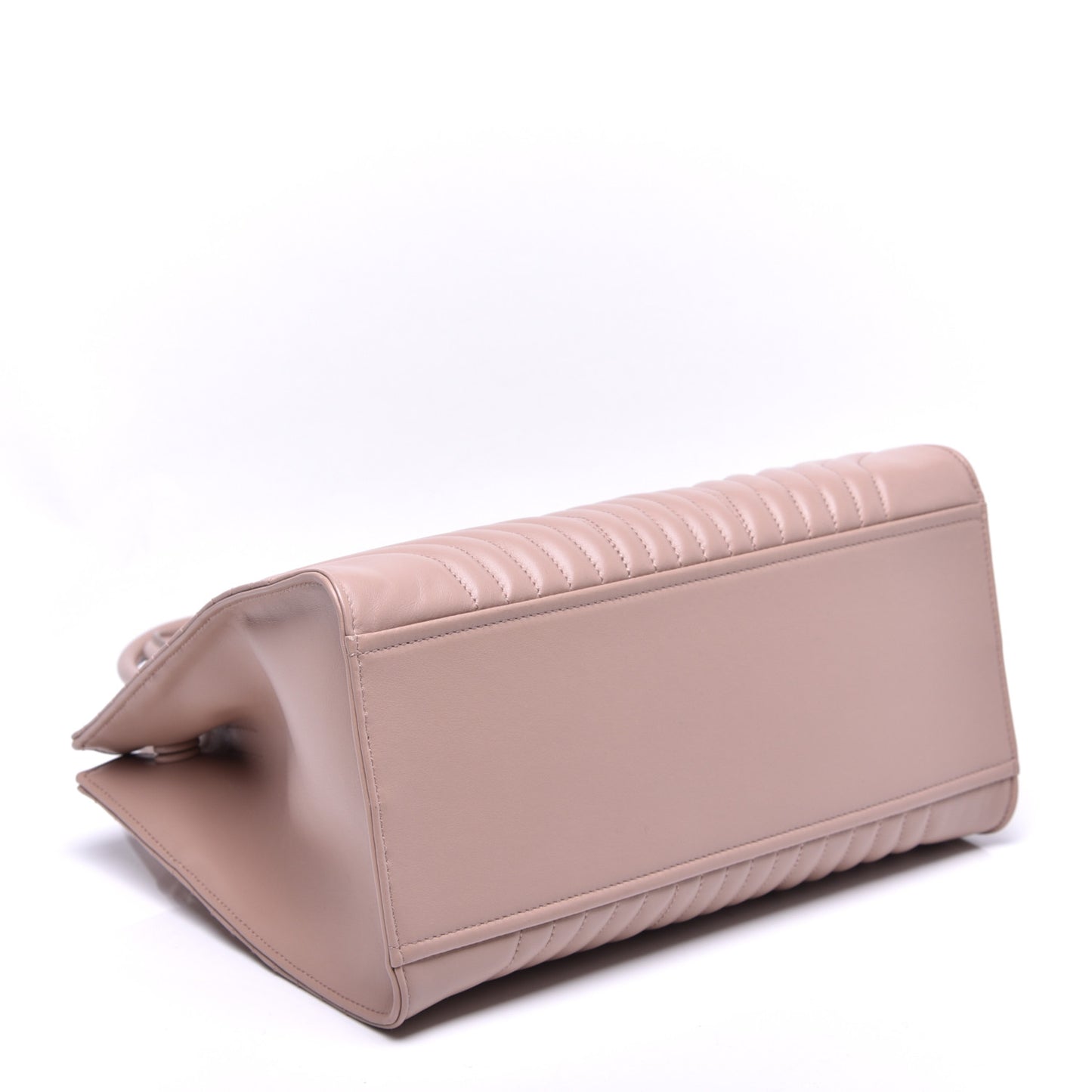 Soft Calfskin Impunture Diagramme Tote Cipria