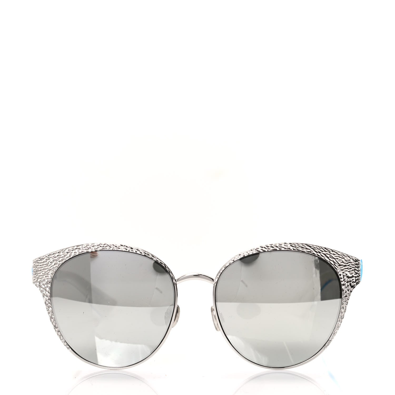 Christian Dior Metal Mirrored Unique Limited Edition Sunglasses Silver 2 of 8