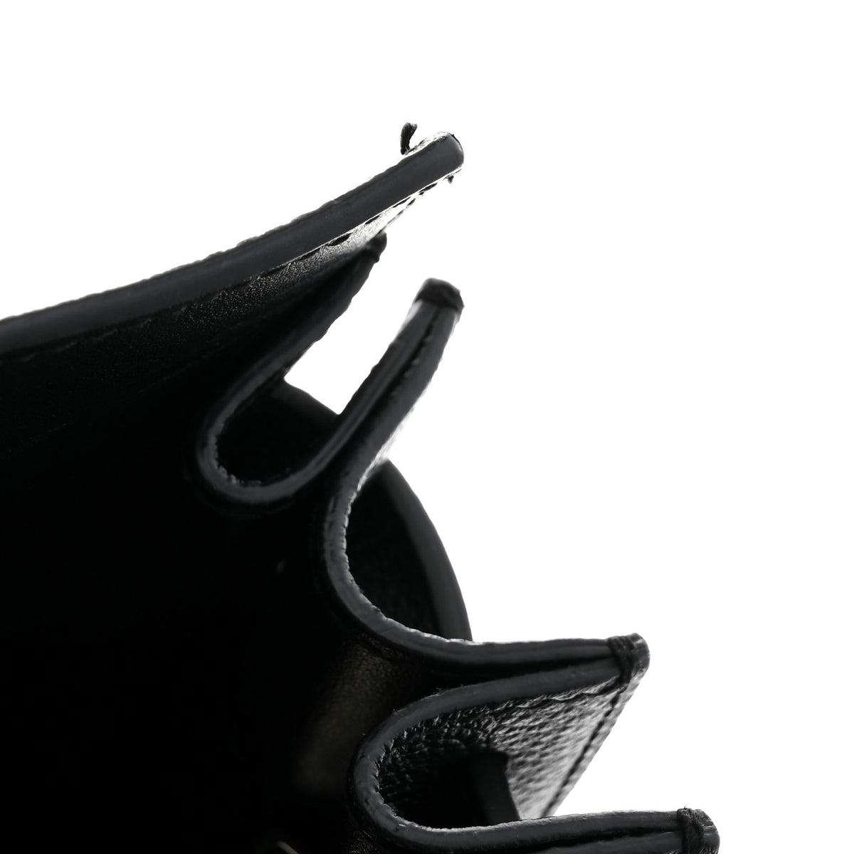 Grained Calfskin Small Sac De Jour Black