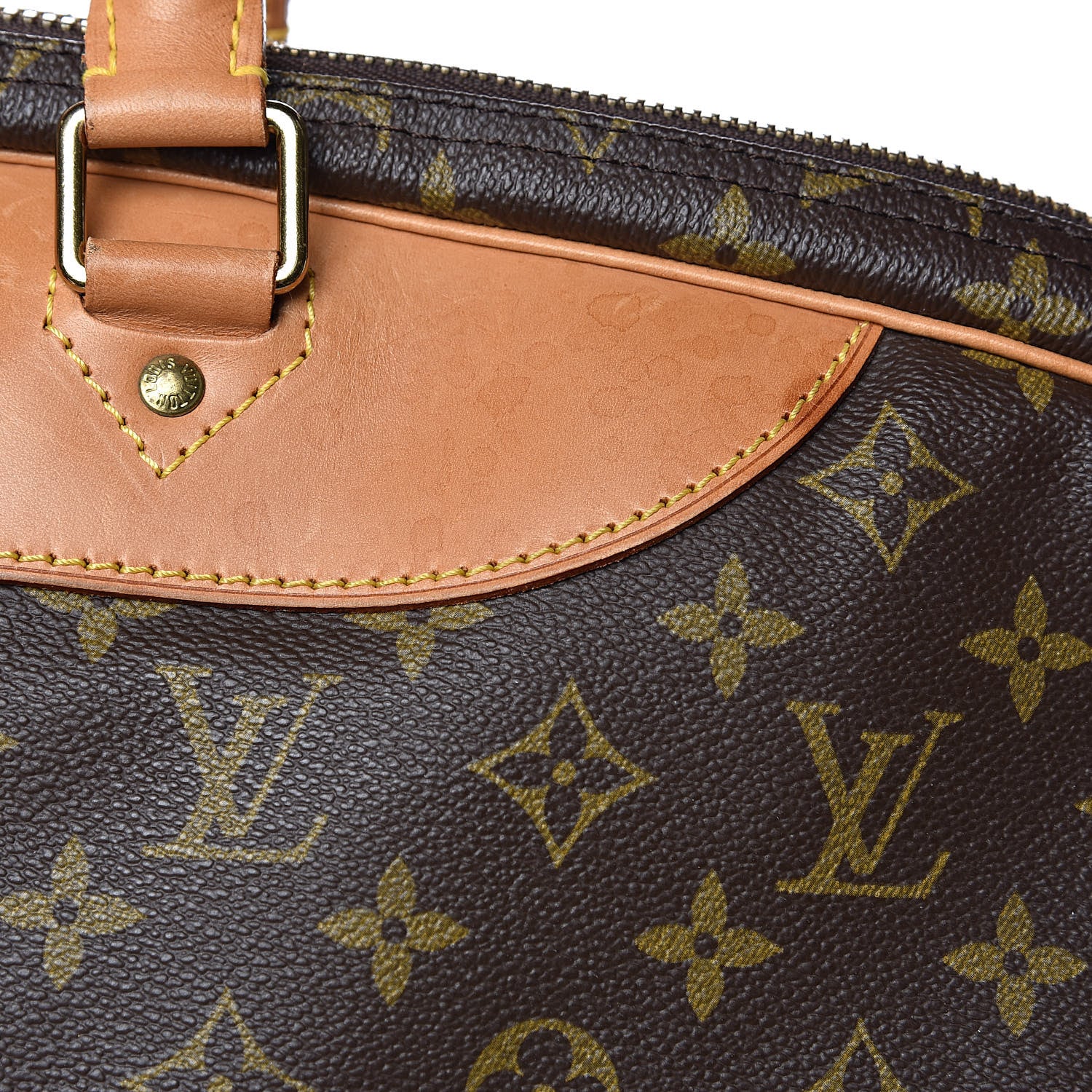 Louis Vuitton Monogram Alize 2 Compartment Luggage Travel Bag 17 of 17