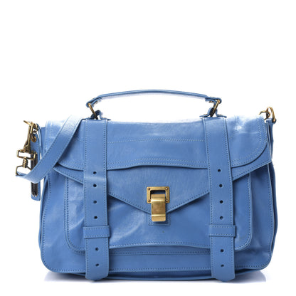 Proenza Schouler Lambskin Medium PS1 Satchel Sky Blue 1 of 10